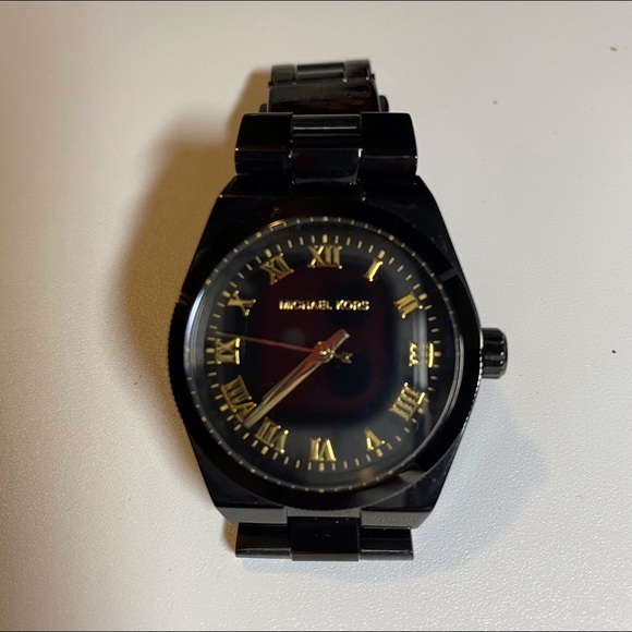 Michael Kors MK6100 Channing Black Watch - Picture 3 of 4